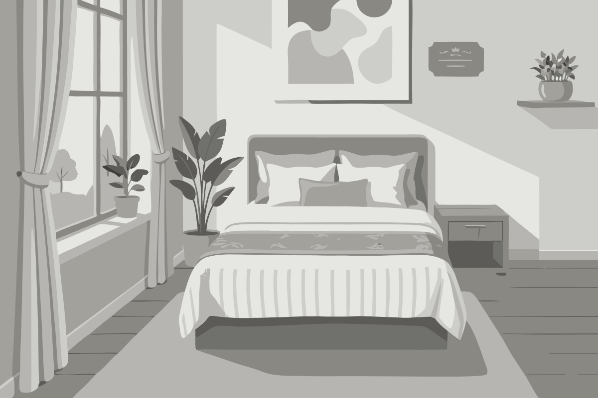 King Room with Roll-In Shower and Sofa Bed - Mobility Access
